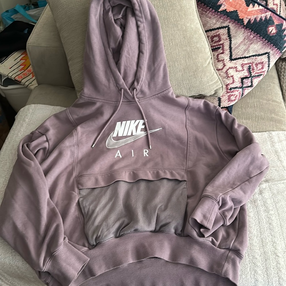 Nike air hoodie plum large l purple